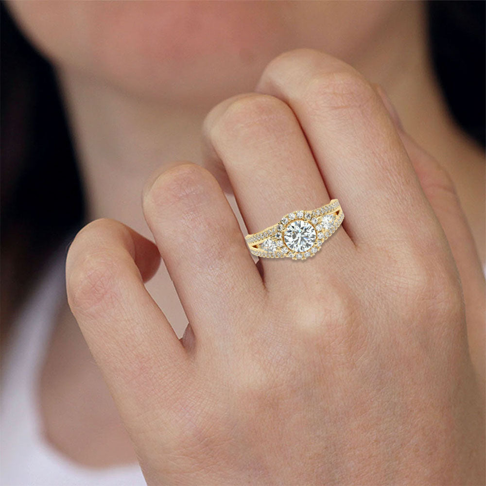 Buy 1.75Ct  Natural Diamond Ring in Gold | SolitaireKart